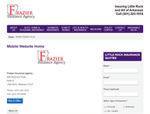 Tablet Screenshot of frazieragency.com